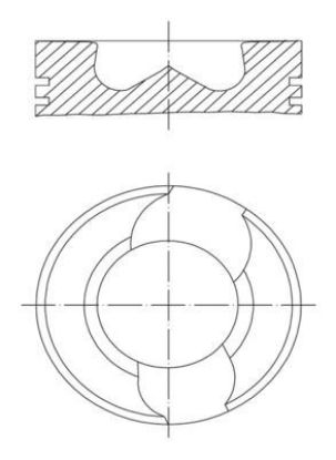 PİSTON SEGMAN 81.51MM 0.50MM 5 SİLİNDİR MOTORUN 3 4 5 PİSTONLARI TRANSPORTER T5  03>09 resmi