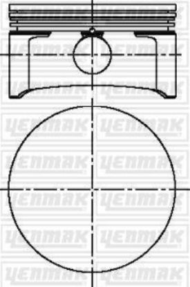 MOTOR PİSTON+SEGMAN 0.50 ASTRA-CORSA-MERIVA-TIGRA-VECTRA-ZAFIRA 00=> (X1.8XE1/Z1.8XE/Z1.8XEL) (81.0) resmi