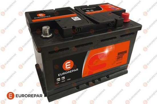 ERP AKÜ 75AH 720A 278X175X190 STANDART resmi