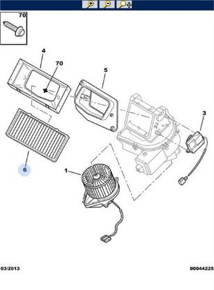 POLEN FİLTRESİ 406 1.8/2.0/2.2 HDİ/AHC102/PEUGEOT resmi