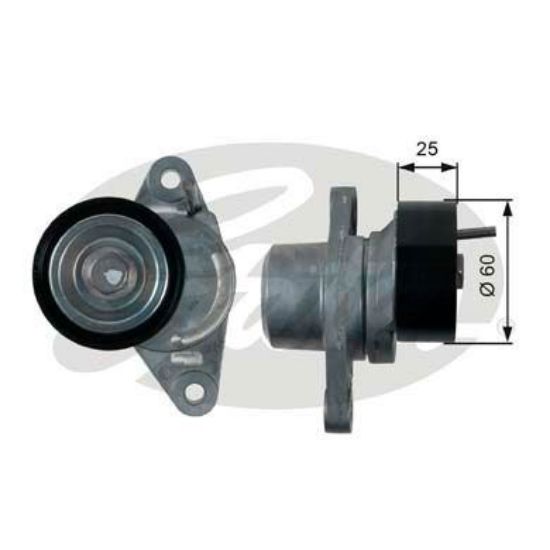 ALTERNATÖR GERGİ RULMANI LOGAN-SANDERO 1.4-1.6 resmi