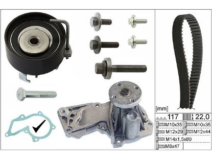 TRİGER SETİ+DEVİRDAİM FOCUS FIESTA C-MAX MONDEO MAZDA VOLVO 1.4-1.6 ZETEC-S 2004 resmi