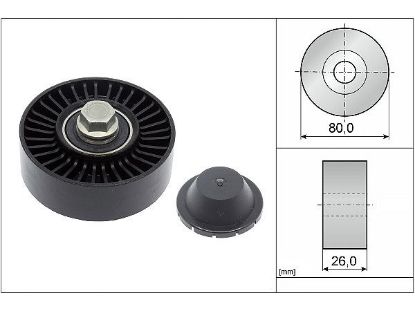 V KAYIŞI GERGİ RULMANI    E81-E87-E88-E90 resmi