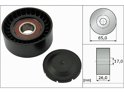 ALTERNATÖR GERGİ RULMANI TOUAREG-Q7-A6 2.7-3.0 TDI (BKS-BMK-BUN) resmi