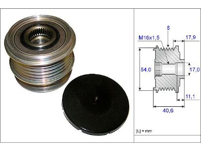 ALTERNATÖR KASNAĞI    MONDEO-S40-S60 resmi