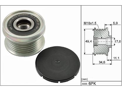 DINAMO RULMANI VW 1.2 1.4 TSI 04C 903 119 (100 AD) resmi