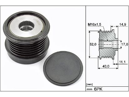 ALTERNATÖR GERGİ RULMANI MERCEDES BENZ C180-C200 13=> resmi