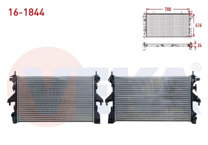RADYATÖR SU MEKANİK BOXER III-DUCATO-JUMPER 2.2/2.3JTD. EURO5 (MT) resmi