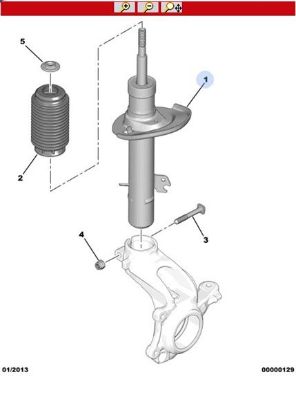 ON AMORTISOR SAG C3 PC resmi
