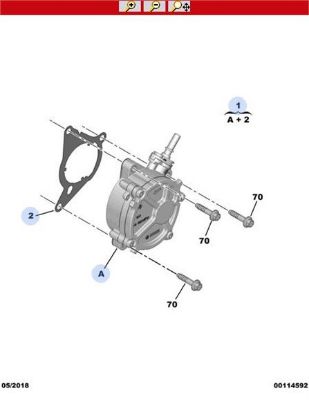 VAKUM POMPASI  208-2008-308-3008-5008-PARTNER-RIFTER-BERLINGO-C3-C4-DS3 resmi