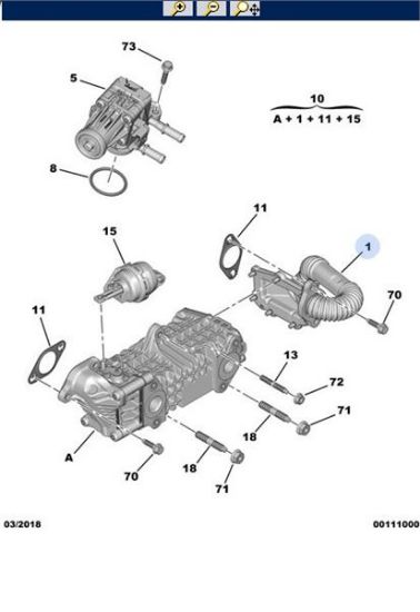 EGR BORUSU GERİ DÖNÜŞÜM BORUSU - C4 X (C43) resmi
