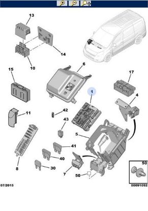 MOTOR İÇİ SİGORTA KUTUSU PARTNER TEPEE resmi