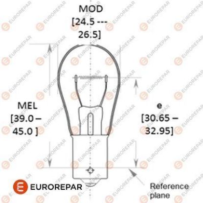 ERP 12V-P21W AMPUL resmi
