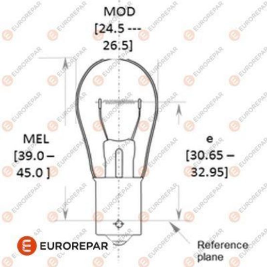 ERP 12V-P21W AMPUL resmi