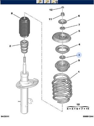 AMORTISOR ALT TABLA PULU resmi