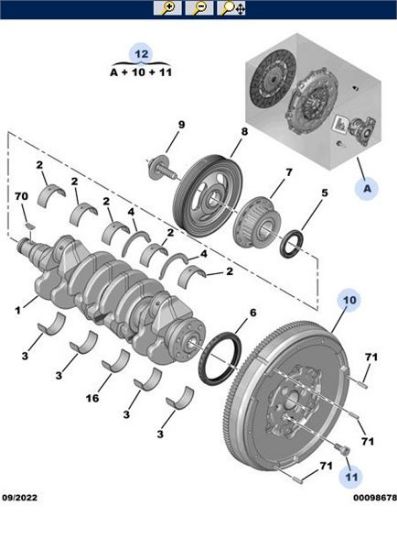 DEBRİYAJ+VOLAN KİT 207-208-2008-308-308T9 DV6C resmi