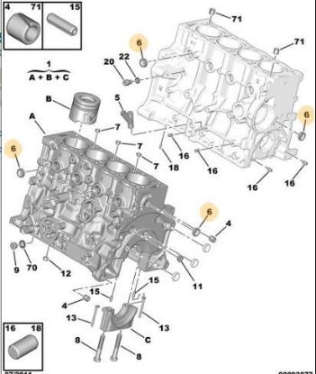 BİLYA YATAK KAPAĞI 206-307-PARTNER-BIPPER (27MM) resmi
