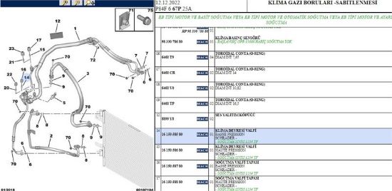 KLİMA HORTUM SUBABI 301-308-3008-5008 resmi