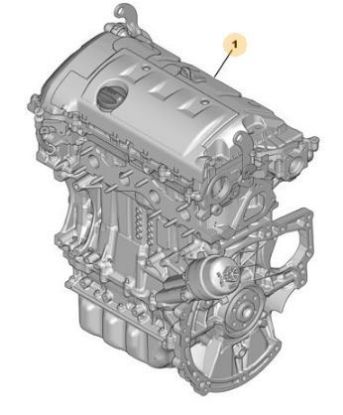 KOMPLE MOTOR EP6 BENZİNLİ 207 208 308 508 5008(T87) resmi