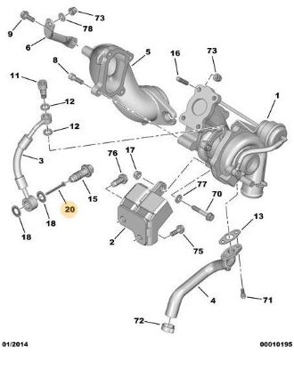 TURBO YAĞ HORTUM FİLTRESİ resmi