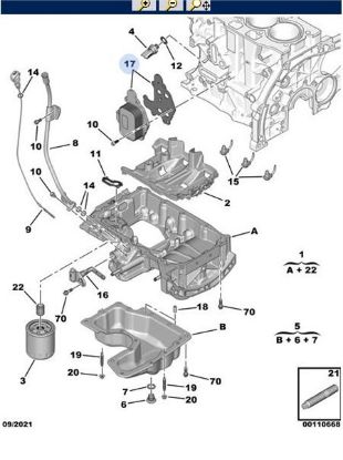 MOTOR YAĞ/SU EŞANJÖRÜ 1.2 BENZİNLİ - ASTRA (O5 ) resmi
