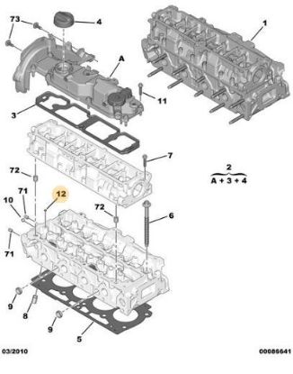 ORİNG LASTİK 206-307-BIPPER DV4 resmi