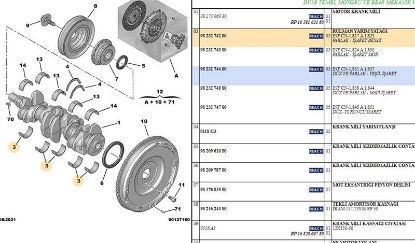 ANA YATAK 3008 DV5RC ( 5 ADET ALINIZ ) resmi