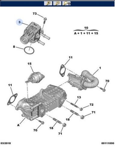 EGR VANASI     C3 AIRCROSS (A88) resmi