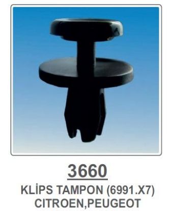 ÖN TAMPON-DAVLUMBAZ KLİPSİ    407-VECTRA-PORSCHE resmi