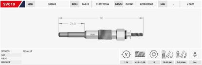 ISITMA BUJİSİ  DUCATO-BOXER-MASTER 2.8HDI/11V resmi