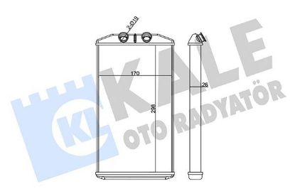 KALORİFER RADYATÖRÜ  BORUSUZ 26MM DAILY VI 14>16 resmi