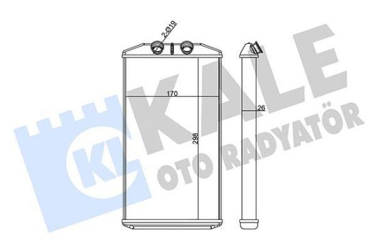 KALORİFER RADYATÖRÜ  BORUSUZ 26MM DAILY VI 14>16 resmi