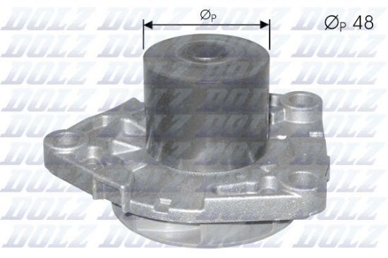 DEVİRDAİM (SU POMPASI) FIAT DOBLO 10>BRAVO II 07>14 500L 12>18 500X 14>EGEA 15>OPEL ASTRA H-J- resmi
