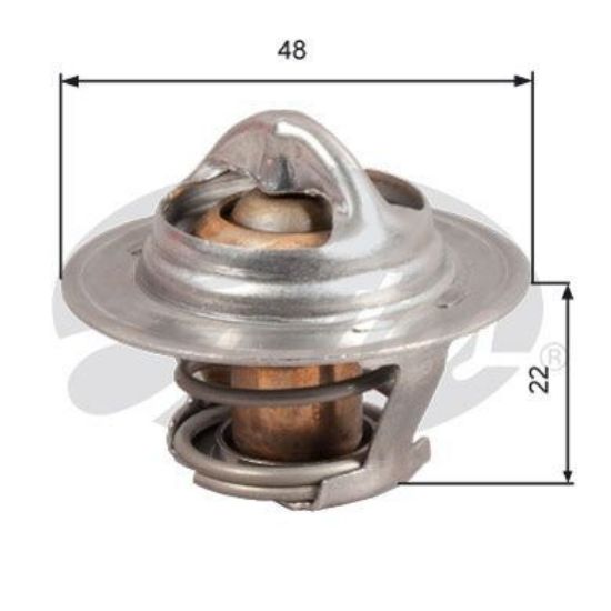 TERMOSTAT 92C   ASTRA F-VECTRA A-CORSA B 1.4-1.6 8V  C12NZ/X12SZ/X14SZ/X16SZ  92-00 resmi