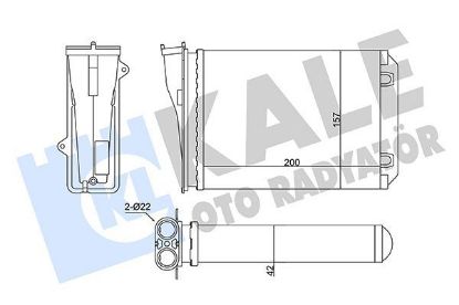 KALORİFER RADYATÖRÜ    C3 III-2008 I-208 I resmi