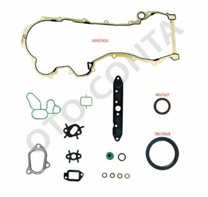 M03-C03TAKIM CONTA Alt Teflon Keçeli  ASTRA H-CORSA C-COMBO  1.3CDTI /Z13DT  EURO4 resmi
