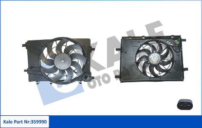 FAN MOTORU DAVLUMBAZLI   CRUZE - ASTRA J 1.3/1.7 CDTI 1.4 1.6 1.6 Turbo 4x4 09-15 -(12V - 9 FAN BIÇA resmi