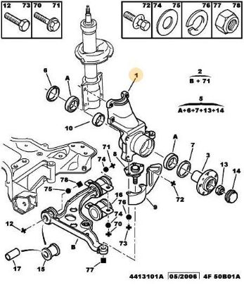 AKS TAŞIYICI SOL BOXER I-DUCATO 1.4  96-02 resmi