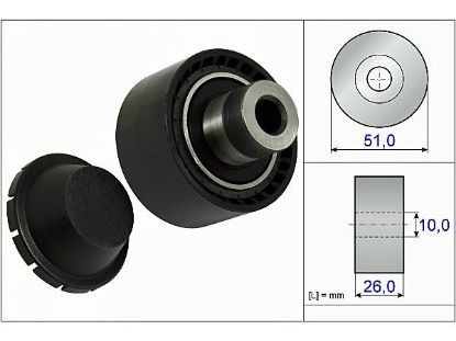 ALTERNATÖR GERGİ RULMANI  206 1,4 HDI 01/-307 1,4 resmi