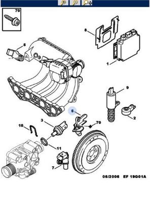 VOLANT SENSÖRÜ 106-306 1.4-1.6 BENZİNLİ MEKANİK resmi
