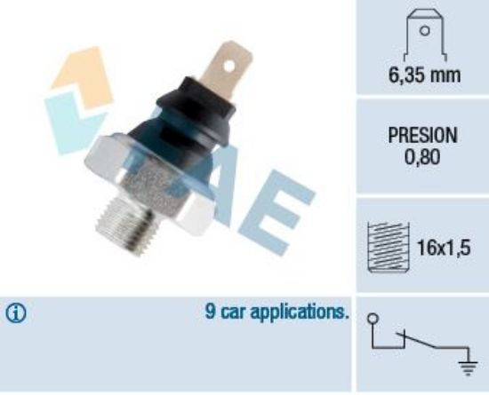 YAĞ BASINÇ MÜŞÜRÜ FAVORIT J5 J9 C15 XSARA 106 205 206 306 309 405 1.4 .1.6 resmi