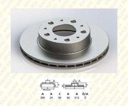 ÖN FREN DİSK AYNASI 300mm  BOXER-DUCATO 18Q T.MO resmi