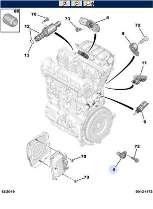 VOLANT DEVİR SENSÖRÜ PARTNER HDI 406 607 resmi