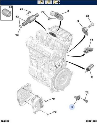 VOLANT DEVİR SENSÖRÜ PARTNER HDI 406 607 resmi