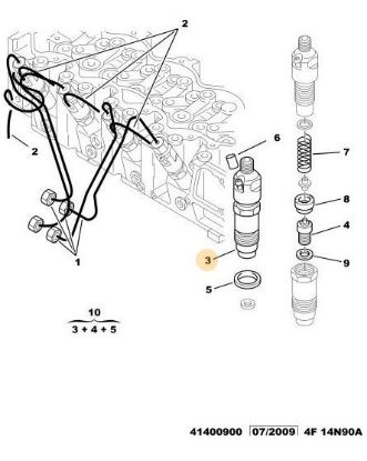 KOMPLE ENJEKTÖR DJ5 BOXER resmi