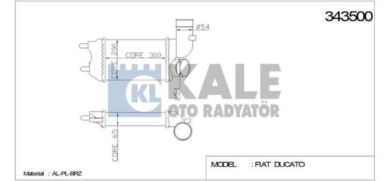 TURBO RADYATÖRÜ DUCATO-BOXER I-II-JUMPER 2.8 HDI resmi