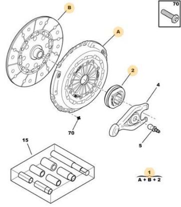 DEBRİYAJ BASKI PLAKA BOXER-DUCATO 2.2HDI 100 resmi