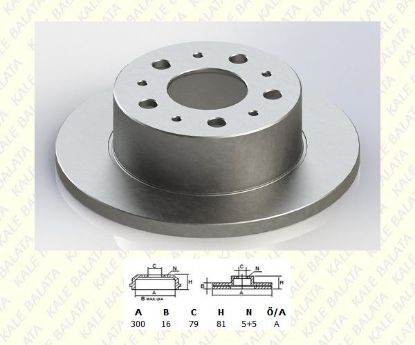 ARKA FREN DİSK AYNASI 300mm  BOXER III-DUCATO 20Q resmi