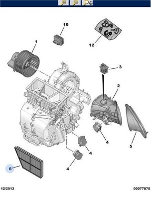 POLEN FİLTRESİ 206 1.4/1.6/2.0İ/HDİ resmi