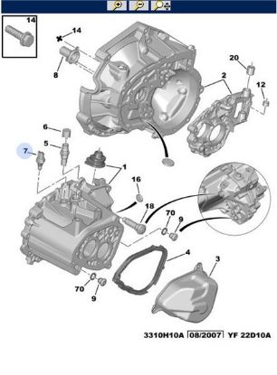 GERİ VİTES MÜŞÜRÜ BOXER HDI 307 206 resmi
